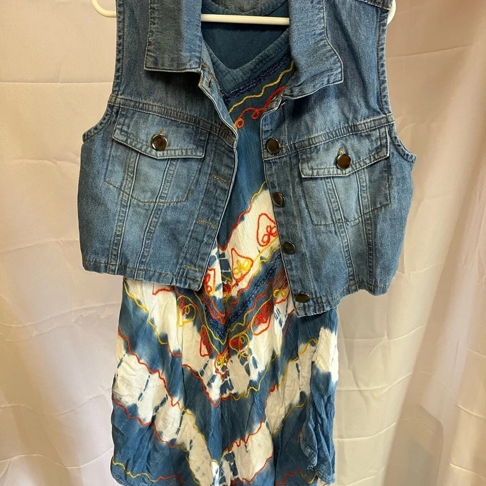 Dress Bundle with Denim Jacket